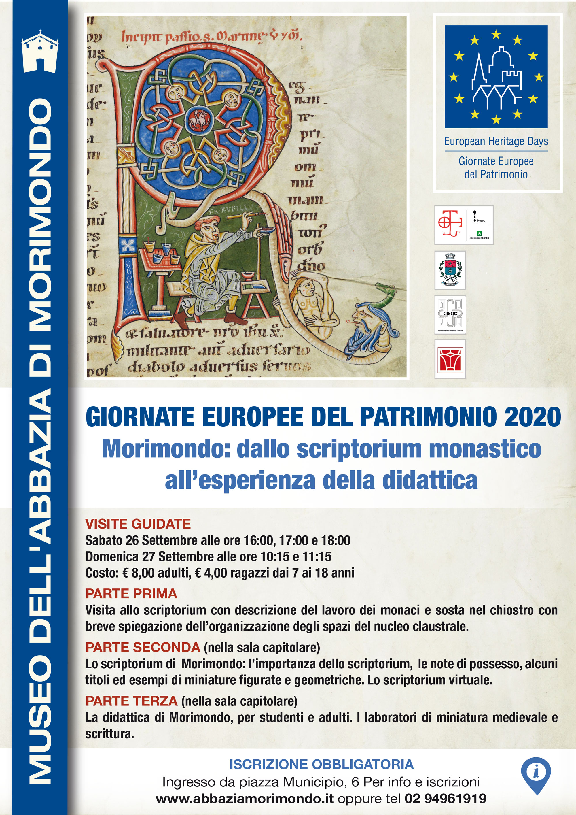 Morimondo: dallo Scriptorium monastico medievale all'esperienza della didattica